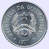 Afbeelding munt geld en berekening valuta van Guinee-Bissau