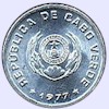 Afbeelding munt geld en berekening valuta van Kaapverdie