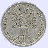 Afbeelding munt geld en berekening valuta van Mauritanie