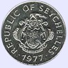 Afbeelding munt geld en berekening valuta van Seychellen
