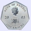 Afbeelding munt geld en berekening valuta van Zambia