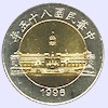 Afbeelding munt geld en berekening valuta van Taiwan
