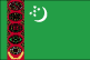 Vlag van Turkmenistan