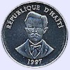 Afbeelding munt geld en berekening valuta van Haïti