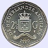 Afbeelding munt geld en berekening valuta van Bonaire