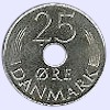 Afbeelding munt geld en berekening valuta van Denemarken