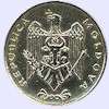 Afbeelding munt geld en berekening valuta van Moldavië