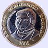 Afbeelding munt geld en berekening valuta van Montenegro
