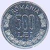 Afbeelding munt geld en berekening valuta van Roemenië