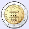 Afbeelding munt geld en berekening valuta van San Marino