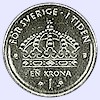 Afbeelding munt geld en berekening valuta van Zweden