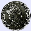 Afbeelding munt geld en berekening valuta van Akrotiri