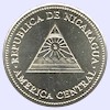 Afbeelding munt geld en berekening valuta van Nicaragua