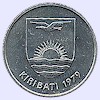 Afbeelding munt geld en berekening valuta van Kiribati