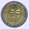 Afbeelding munt geld en berekening valuta van Micronesië