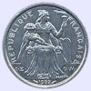 Afbeelding munt geld en berekening valuta van Wallis en Futuna