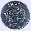 Afbeelding munt geld en berekening valuta van Brazilië